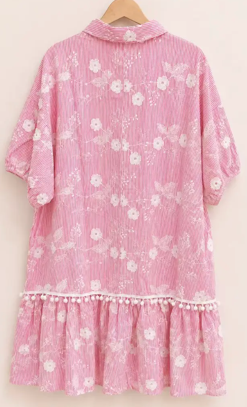 Robe grande taille coton - robe mi-longue inclusive Bubblee Paris. Bubblee grossiste , bubblee vetement , bubblee robe , bubblee fashion , bubblee paris 